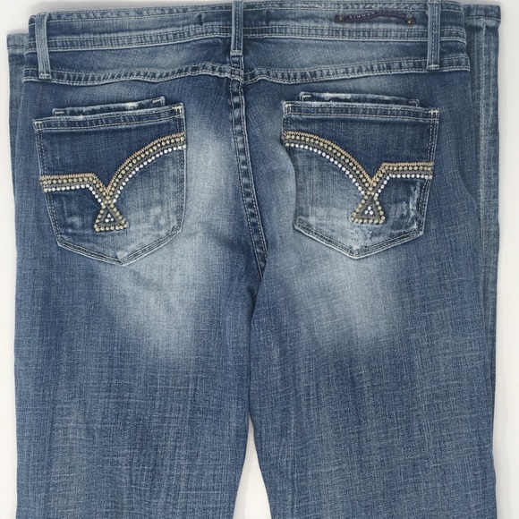 Vigoss Juniors Distressed Embellished Jeans - Picture 5 of 8